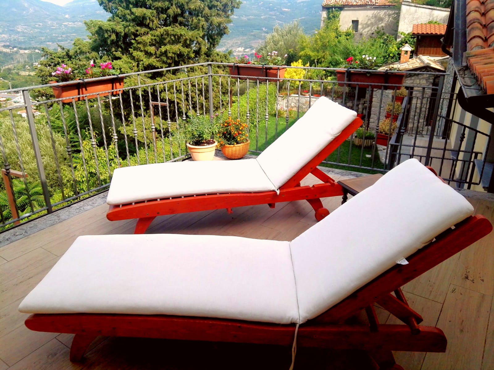 Balcone sul giardino di Mamma Peppina