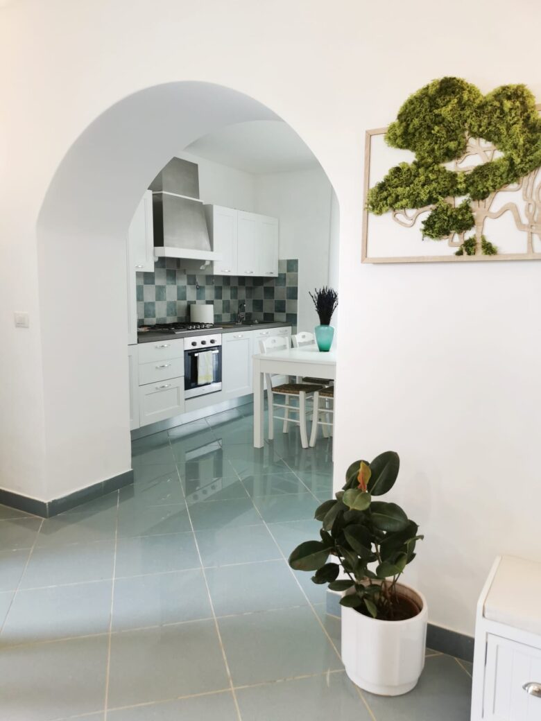 Cucina del piano terra Casale Donna Mita