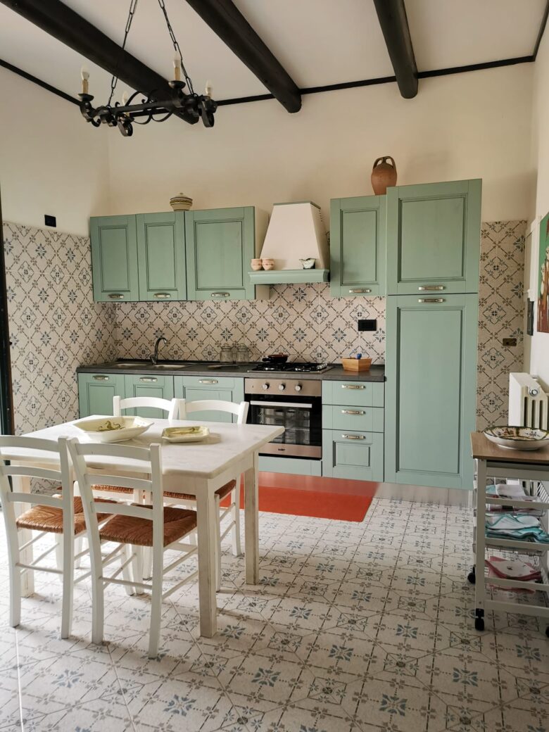 Cucina del primo piano del Casale Donna Mita