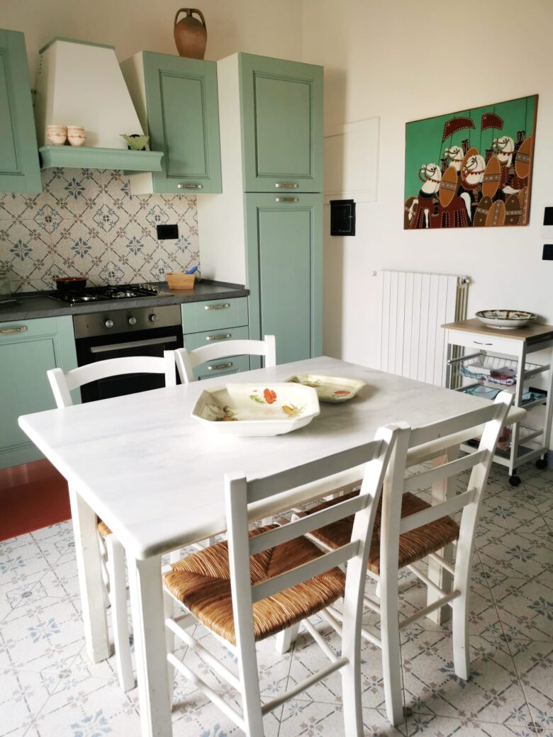 Cucina primo piano del Casale Donna Mita