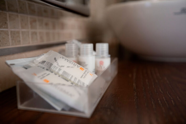 Set di cortesia bagno camera 103 - Foto Marilena Di Vito