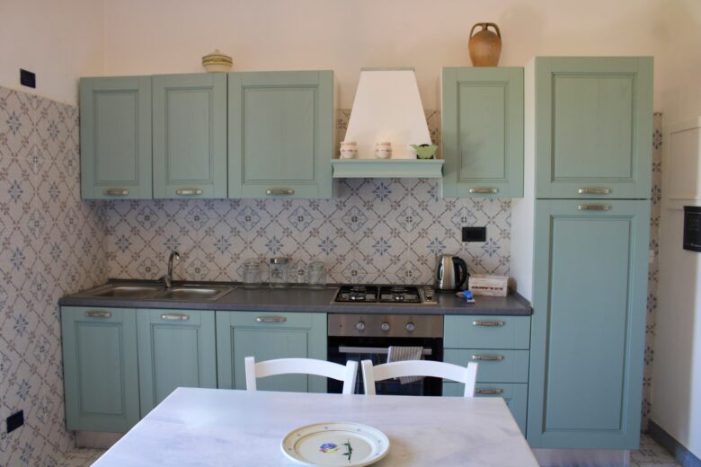Cucina attrezzata del Casale Donna Mita a Rotonda
