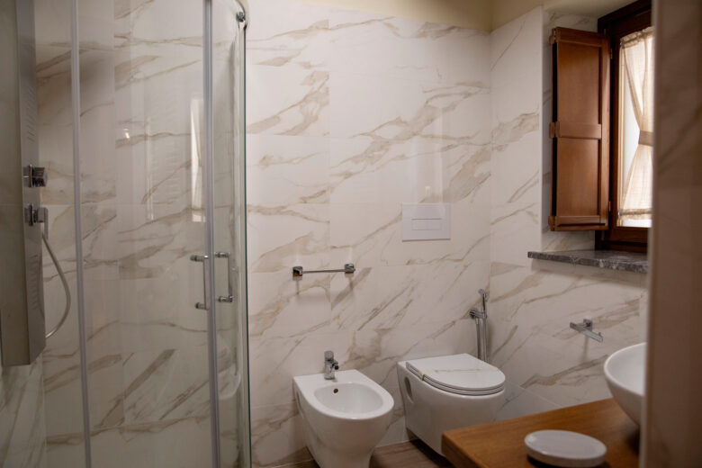 Particolare del bagno Dimora Zia Dora